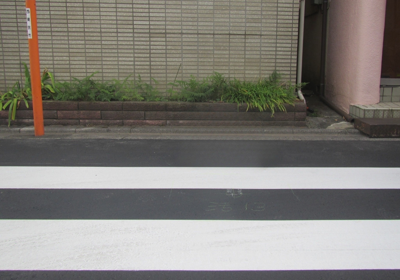 市道218号線等道路改良工事の施工前写真