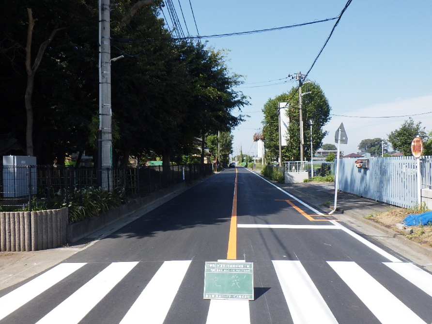 市道第8号線維持補修工事の施工写真